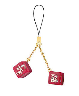 Totally Geeky or Geek Chic? Louis Vuitton Cell Phone Charm